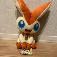 Victini Life Size 1/1 Jumbo Plush Doll Pokemon Center Limited Relaxing Tin Japan