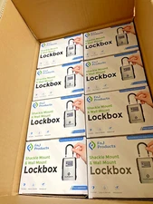 24 Lockboxes for Keys, Combination Key Safe Realtor Rental Door Hanging/Wall New