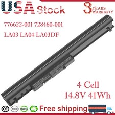 Battery For HP Spare 776622-001 728460-001 752237-001 15-1272wm Laptop LA04 LA03