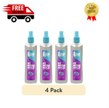 Rave 4X Mega Hold Non-Aerosol Hair Spray, All-Weather Protection , Pack of 4