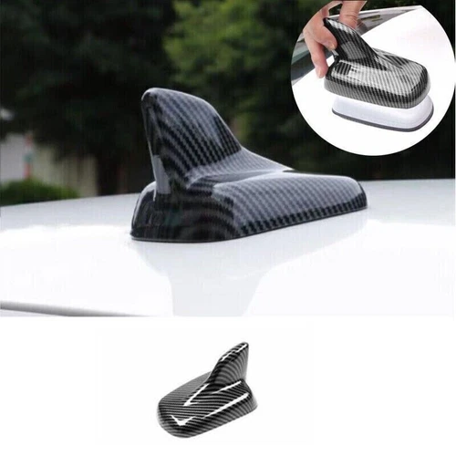 Carbon Fiber Roof Shark Fin Antenna Cover Trim For Audi A3 A4 A6 Q3 Q5 2017-2022 - Foto 8 di 12