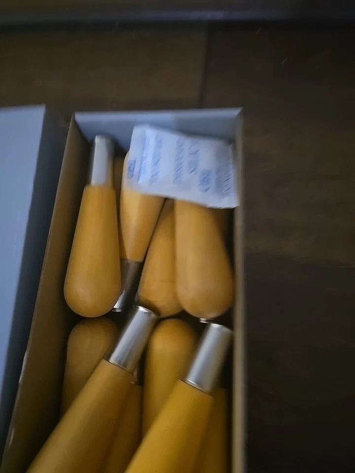 12 x Nicholson Metal Ferruled Wooden File Handle, Size 0, 5-1/4" Length - Image 3 of 4