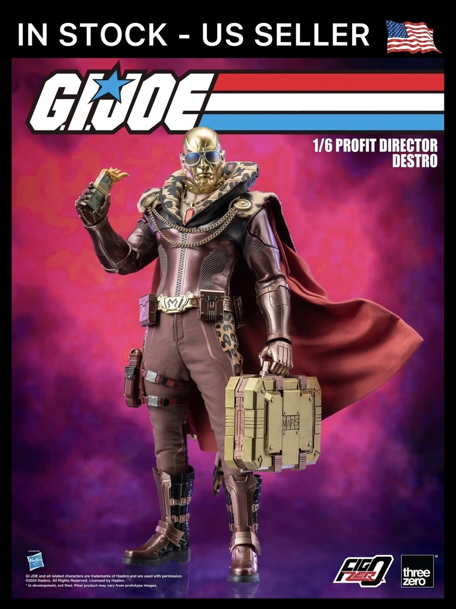 1/6 Profit Director Destro Pimp Version Threezero G.I. Joe Figure