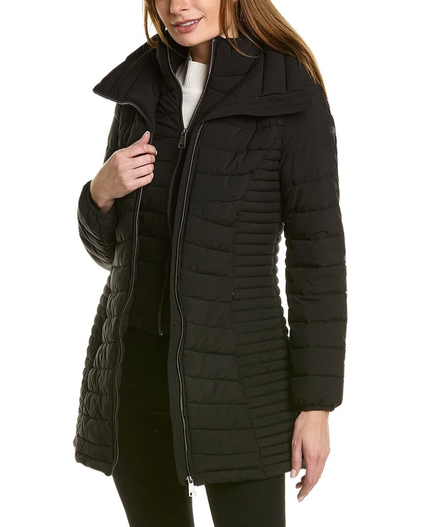 Dkny Packable Puffer Jacket Women's Black S