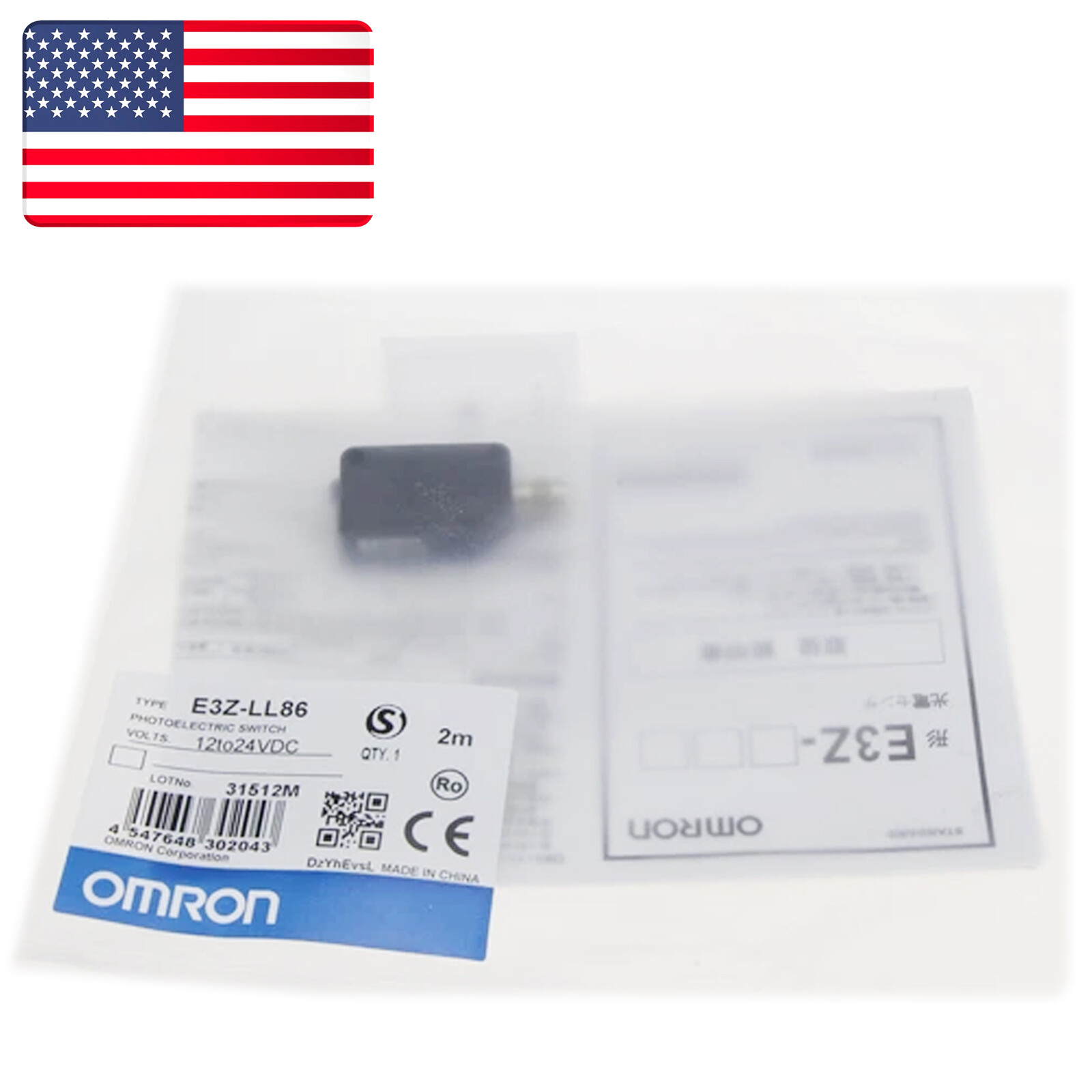 Brand New In Box Omron E3Z-LL86 12-24VDC Photoelectric Switch1- US Stock
