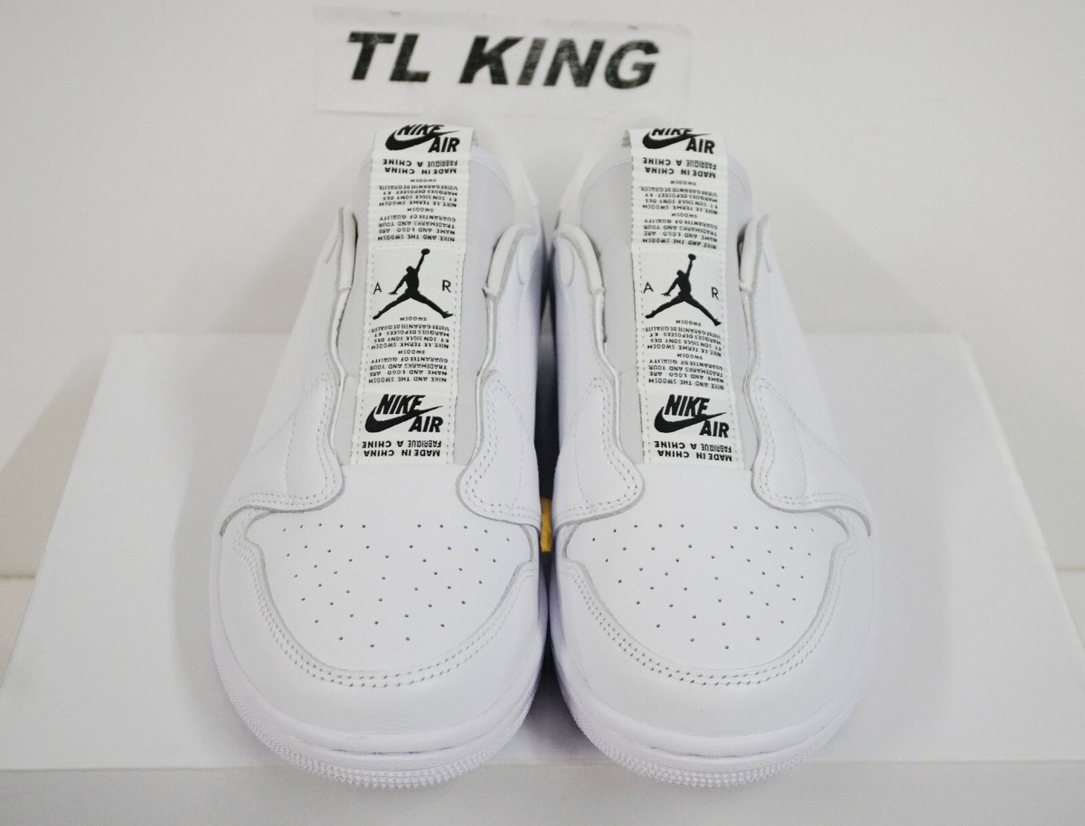 Air Jordan Trainer White Slip-On Athletic Sneakers Size 16 NWB Jordan Trainer Essential White for Sale | Authenticity  main image 2