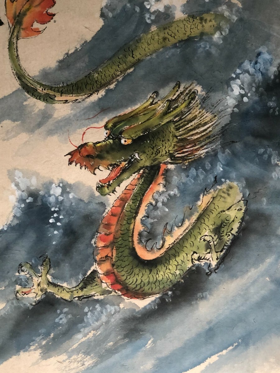Chinese Dragon Oil Painting