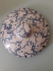 R.R.P.  Co., Roseville, Ohio 1 Qt. Jar with Blue Spongeware Lid — photo 7