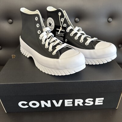 Converse Chuck Taylor All Star Lugged 2.0 Leather High Tops Mens 8.5 Womens 10.5