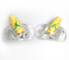 Jordan V Lace Locks Yellow Base Neon Green Jumpman With Clear Holder