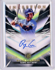 2023 Bowman Inception Autograph /399 #BPA-RCK Ryan Cermak RC Tampa Bay Rays MINT