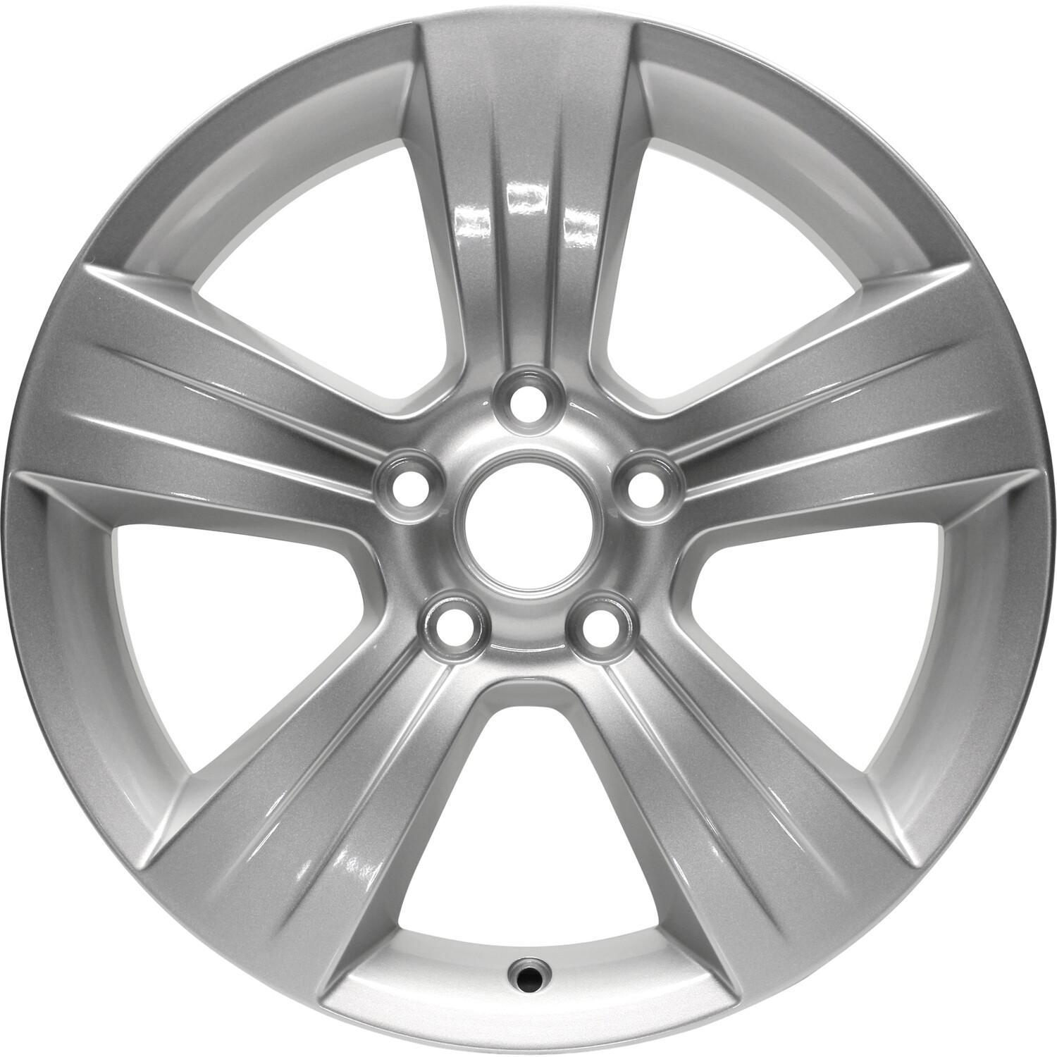 Reconditioned 17x6.5 Painted Bright Silver Metallic Wheel fits 560-02380