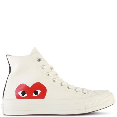 CONVERSE X COMME DES GARCONS PLAY Chuck Taylor High White - White AZ-K112-001-2