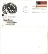FDC First Stars Stripes 1968 Pittsburgh, PA Day Cover