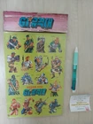 Vintage 1980s Korean GI Joe Snake Eyes Cobra Commander Sticker Sheet Set Rare