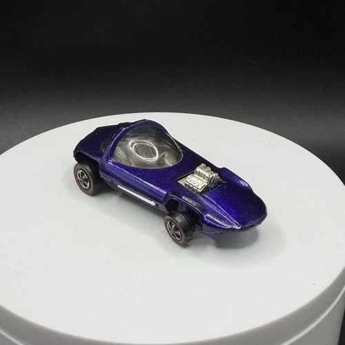 Vintage Hot Wheels Redline Silhouette Purple US Base - Good Condition