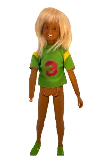 Vintage 1974 Kenner Dusty Doll Bendable Leg Bend Twist N Turn Hand Missing