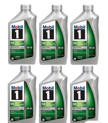 Mobil 1 ESP X4 0W-40 Motor Oil 6 QT