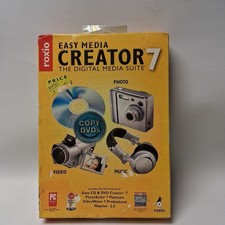 Roxio Easy Media Creator 7 Digital Media Suite NEW SEALED