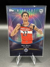 Will Riley 2025-26 Topps Midnight Basketball /149 Rookie RC Wizards #81!