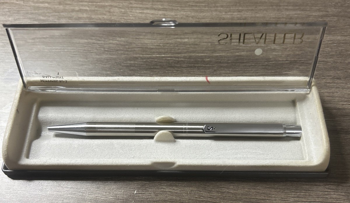 Sheaffer Sentinel SJ-1 Ballpoint Pen Chrome/Stainless Made in