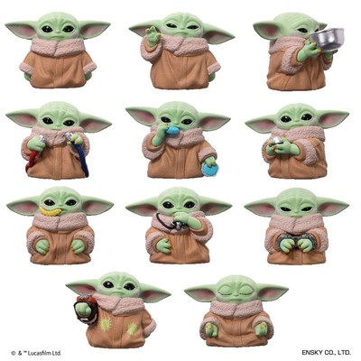 STAR WARS Grogu Puppet Mascot 全種類セット ソフビ Star Wars Mandalorian Grogu Soft Vinyl Puppet Mascot 11 Pack BOX