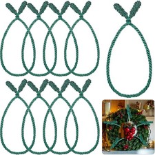 8 Pc 20" Christmas Garland Twist Ties Green Zhengmy