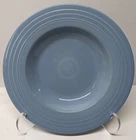 Large Fiestaware Homer Laughlin Periwinkle Blue Pasta Rimmed Serving Bowl 12"
