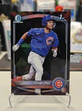 2025 Bowman Chrome Sapphire Ronny Cruz #/10 Black Refractor 🔥