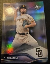 2021 Bowman Platinum Baseball Yu Darvish #42 San Diego Padres