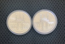 Two 1984 Los Angeles Olympics Silver Commemorative Dollar, One Proof And One Unc