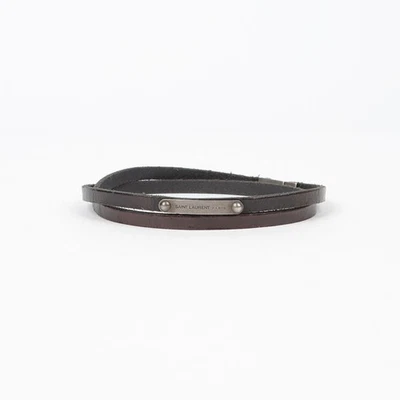 Saint Laurent Bracelet en cuir double tour 144119477 [U] - Photo 1/4