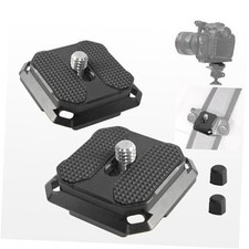 2 Pack 38mm Arca-Swiss Quick Release Plate - 4-Sided QR Camera Mount Plate