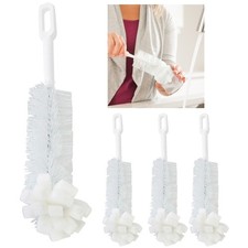 4 Pc Feeding Bottle Brush Sponge Scrub Cup Glass Washing Cleaning Cleaner Tool