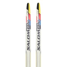 Ski de fond skating occasion Junior Salomon Equipe Jr + fixation Prolink / NNN