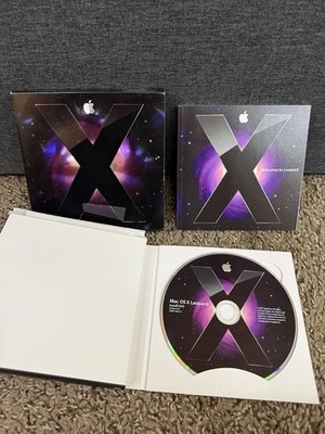 Apple Mac OS X Leopard 10.5 Retail Install DVD English MB378Z/A