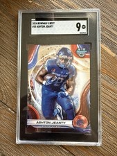 Topps Bowman's Best University 2024 Ashton Jeanty #85 Boise State SGC 9 Football