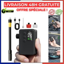 Pompe électrique vélo GPUTEK 120 PSI LED automatique VTT VTC