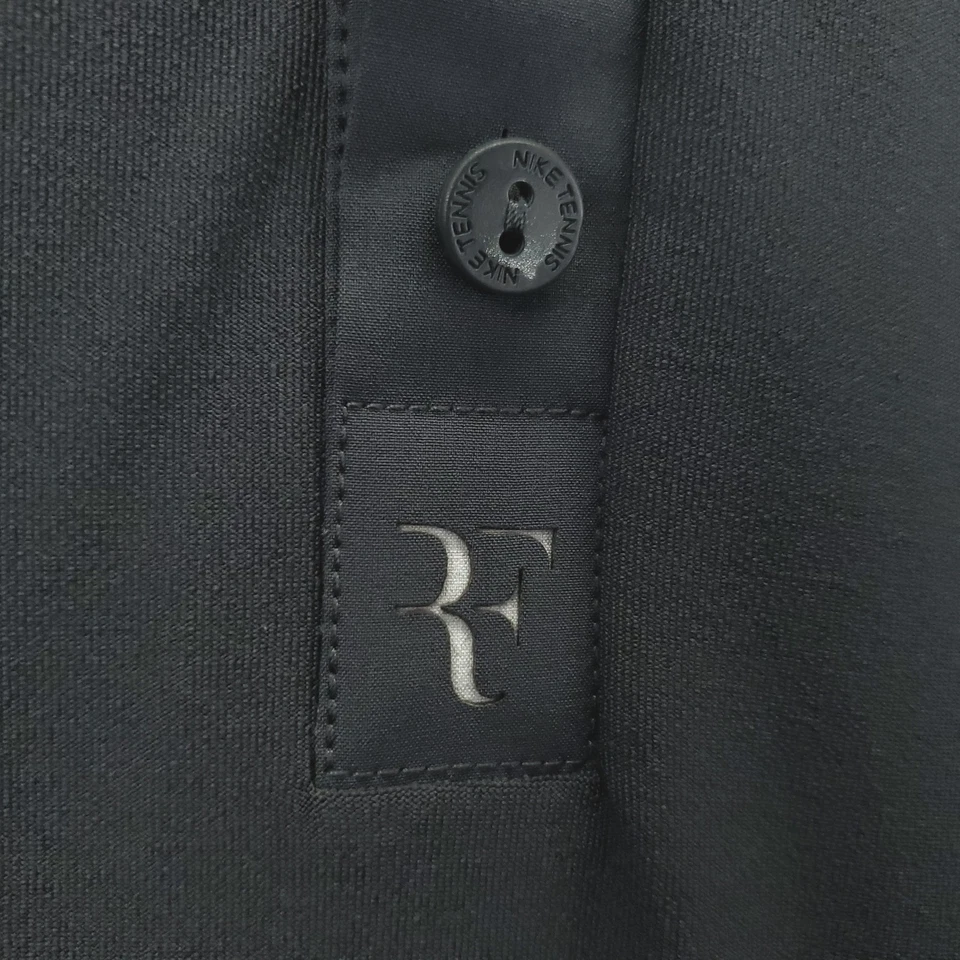 Polo de tenis Nike para hombre XL gris Dri Fit Roger Federer US Open 2011 RF Performance Foto 4 de 4