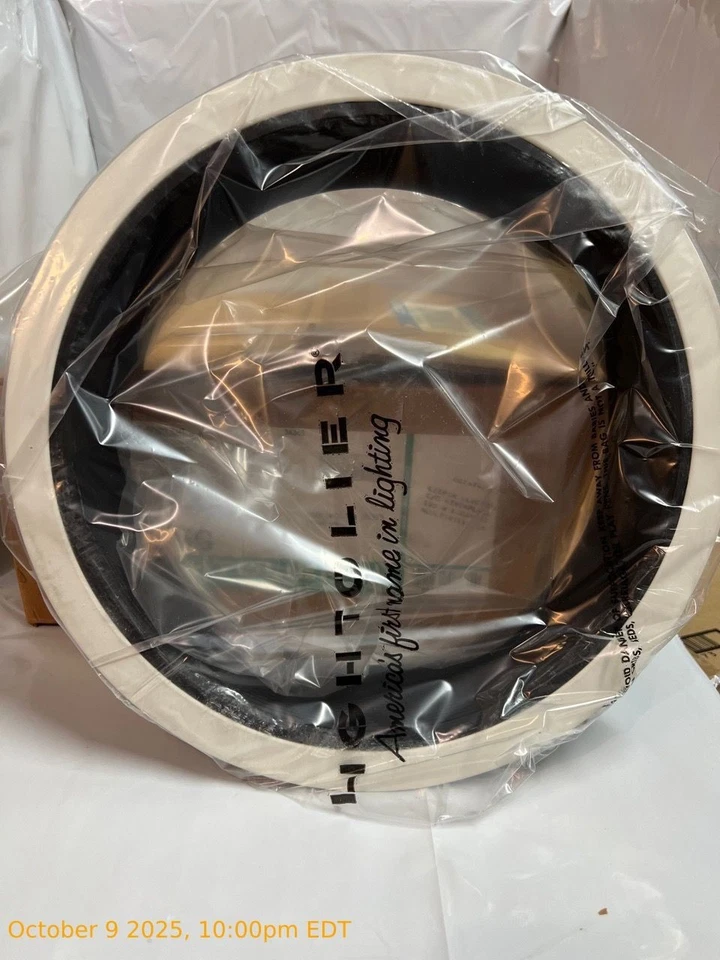 NEW Lightolier Recessed Downlight HID 9-5/8" Open Reflector Downlight Black - Image 2 of 3