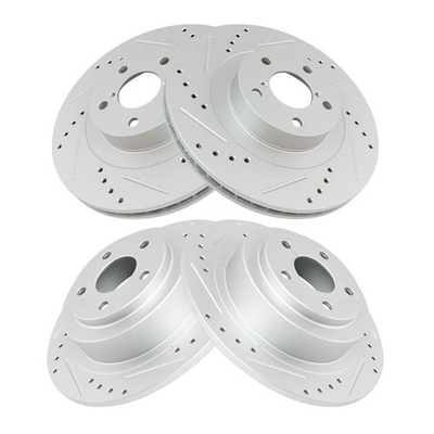 #ad Drilled Brake Rotor Set 4 Piece for Subaru for Baja 2.5L 2003 2006 for Legacy $477.99