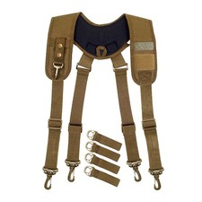 Tactical Duty Belt Harness Suspenders Padded Tool Belt Suspender Heavy Duty W...
