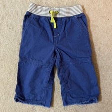 Mini Boden blue cotton Cargo Shorts size 8Y