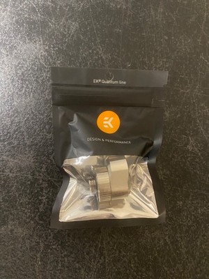 EKWB EK-Quantum Torque Rotary Offset Adapter Fitting, 7mm, Nickel, *NEW*