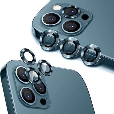 Kameraschutzfolien für iPhone 13 13 Mini 2er Set Glas Silber