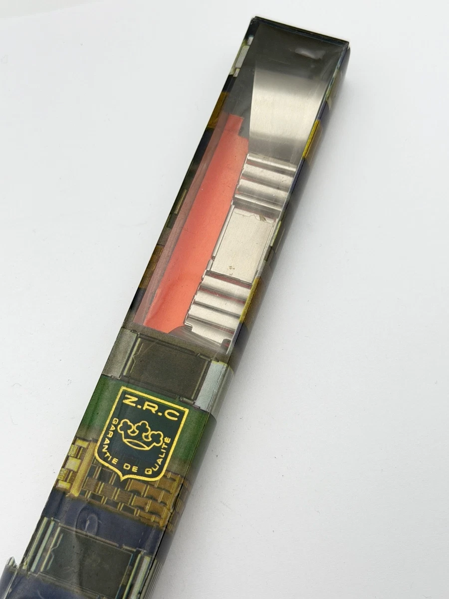 Bracelet De Montre Vintage ZRC – Acier Plaqué Or – Largeur 10 Ou 12 Mm – Fabrication Française