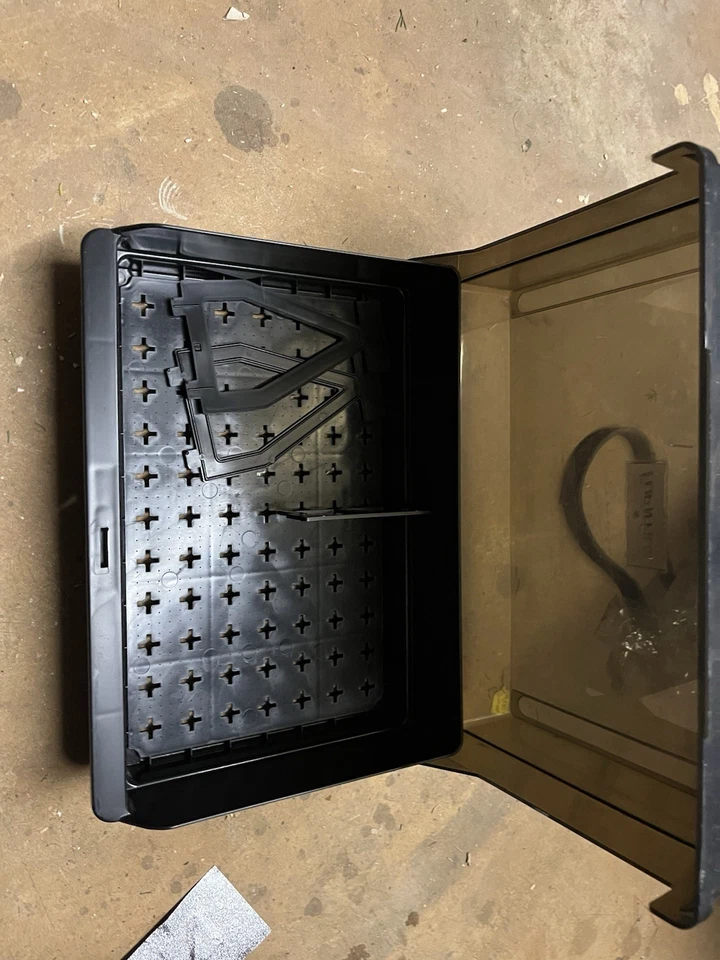 Flip N File 5.25 Floppy Disk Smoked Plastic Storage Organizer Dividers Vtg PC - Image 3 of 3