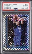 2025 TOPPS CHROME X-FRACTOR #251 COOPER FLAGG PSA 10