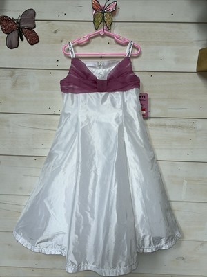 Varci Communion/Flower Girl, Special Occasion Dress    Size 8 Y. White. New