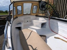 Fast Fishing Boat With A 40 Horse Engine And Cuddly